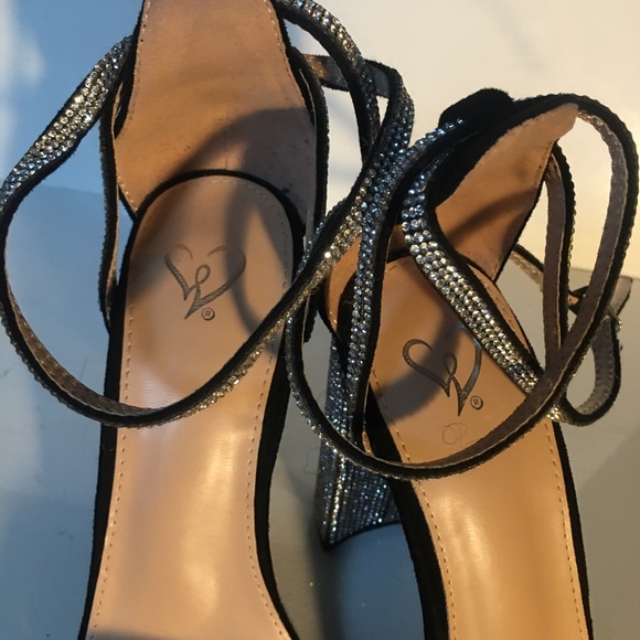 Women Rhinestone Heels - Picture 3 of 6